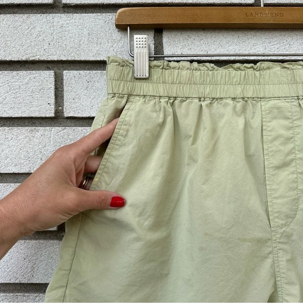 Madewell Pull-On Shorts in Signature Popin Faded Seagrass Pistachio Sage Green S
